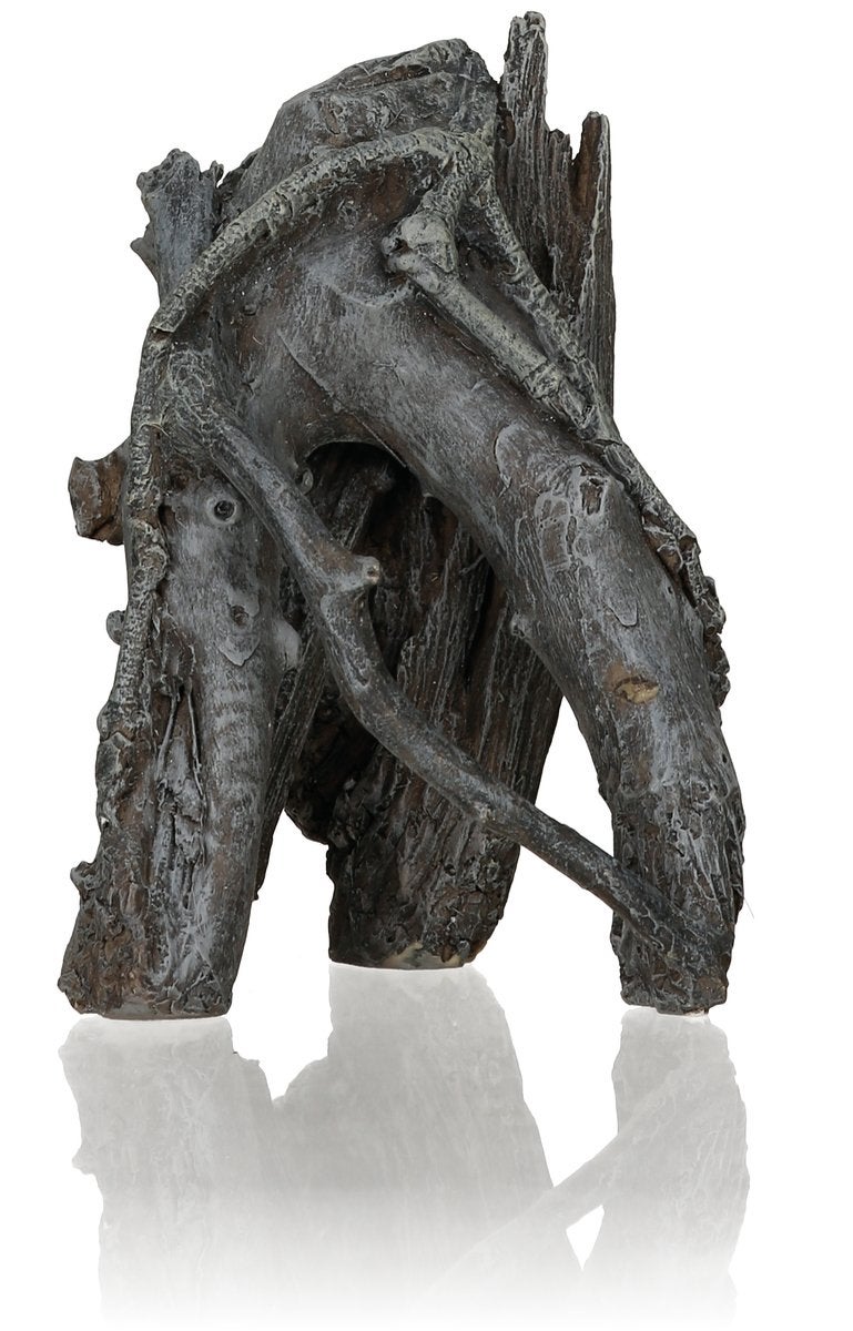biOrb Small Amazonas Root Sculpture, Ceramic Resin Centerpiece for Freshwater and Marine Aquariums, Gray - Image 1